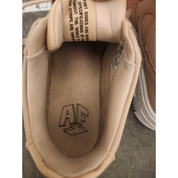 Nike Wmns Air Force 1 Pixel Particle‎ Beige CK6649 200 Women's 6.5 Sneakers - Picture 9 of 10